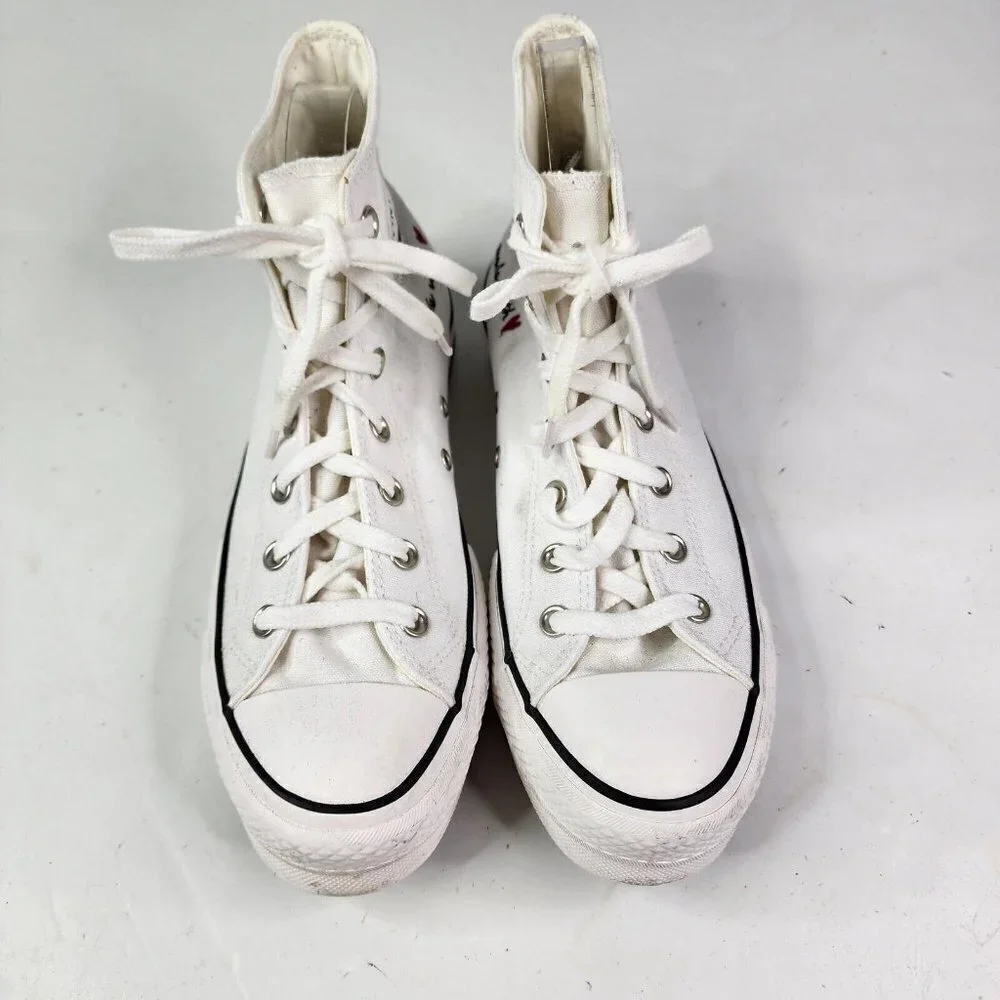 Women’s Converse Chuck Taylor All Star High Lift Made With Love Size 9.5 571119C